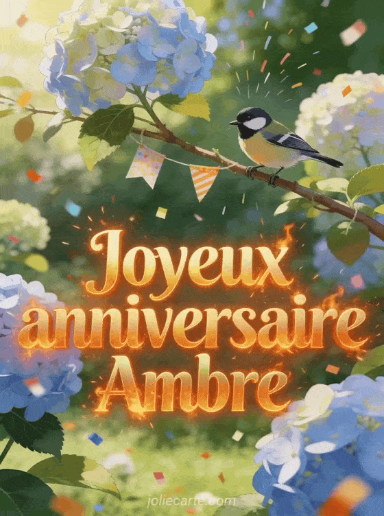 Joyeux anniversaire Ambre - Joyeux anniversaire ambre gif