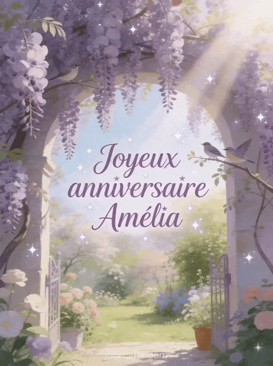 Joyeux anniversaire Amélia - Joyeux anniversaire amelia gif