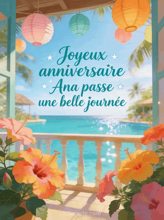 Joyeux anniversaire Ana - Joyeux anniversaire ana gif anime