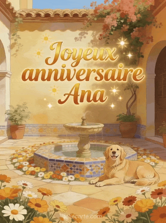 Joyeux anniversaire Ana - Joyeux anniversaire ana gif