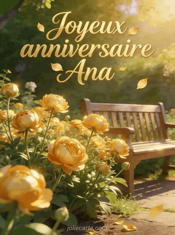 Joyeux anniversaire Ana - Joyeux anniversaire ana fleurs