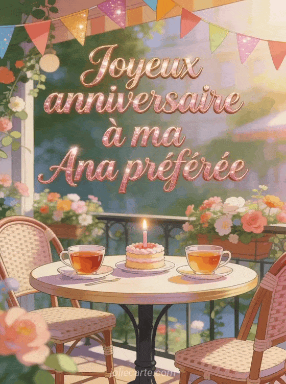 Joyeux anniversaire Ana - Carte joyeux anniversaire ana