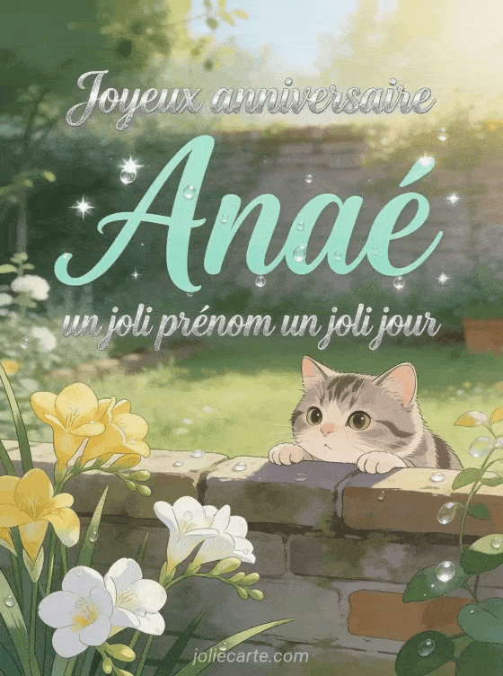Joyeux anniversaire Anaé - Joyeux anniversaire anae image
