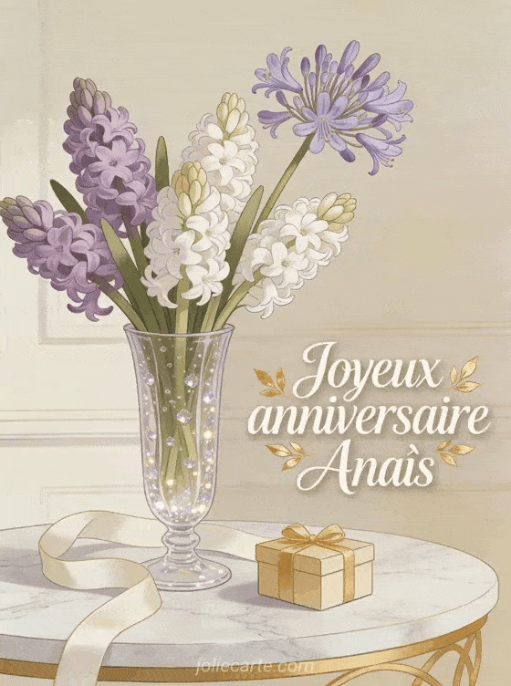 Joyeux anniversaire Anaïs - Joyeux anniversaire anais fleurs