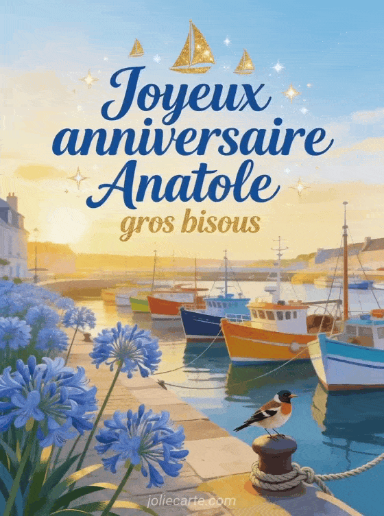 Joyeux anniversaire Anatole - Joyeux anniversaire anatole gros bisous