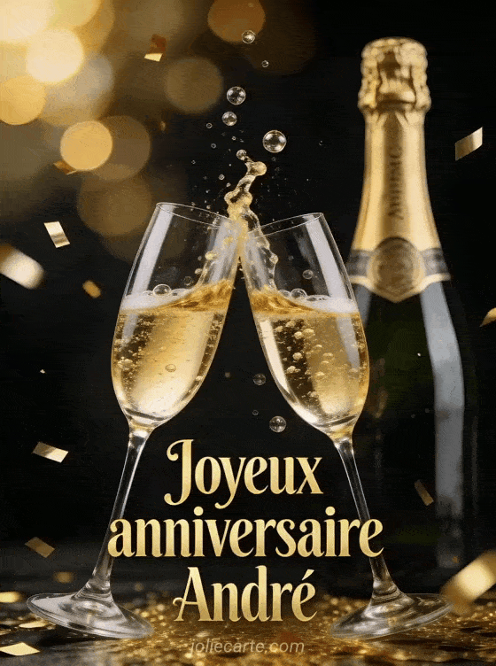 Joyeux anniversaire André - Joyeux anniversaire andre champagne