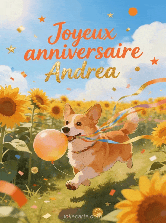 Joyeux anniversaire Andrea - Joyeux anniversaire andrea gif anime