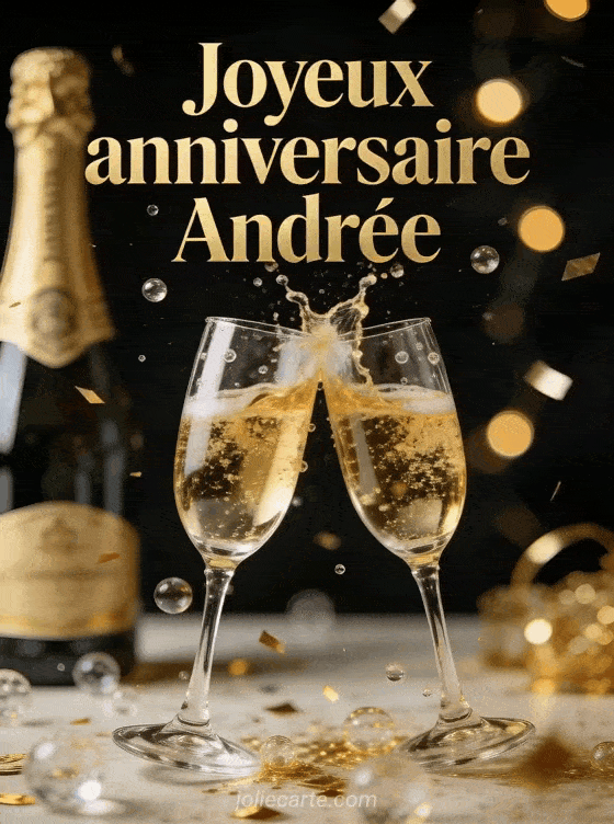 Joyeux anniversaire Andrée - Joyeux anniversaire andree champagne