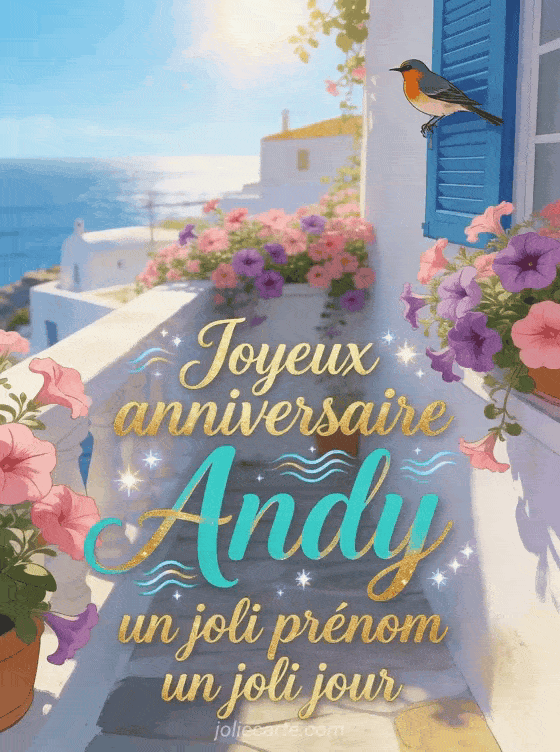 Joyeux anniversaire Andy - Joyeux anniversaire andy gif anime