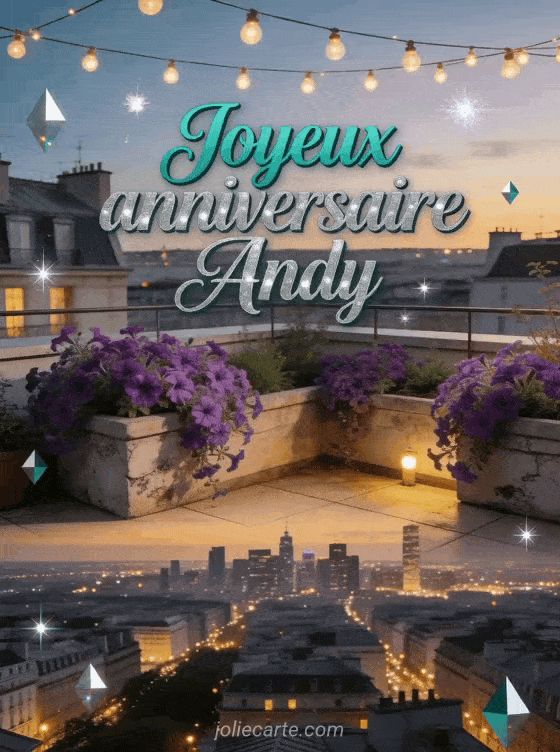 Joyeux anniversaire Andy - Joyeux anniversaire andy fleurs