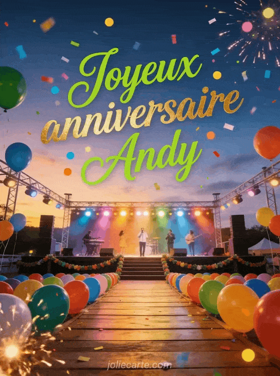 Joyeux anniversaire Andy - Joyeux anniversaire andy image