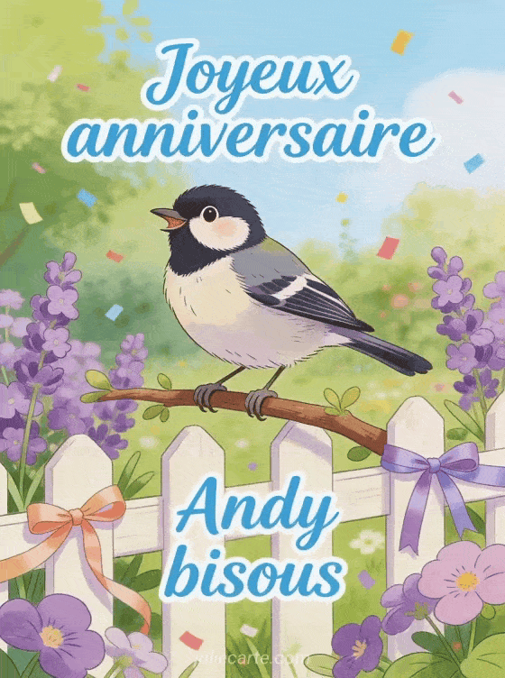 Joyeux anniversaire Andy - Joyeux anniversaire andy bisous