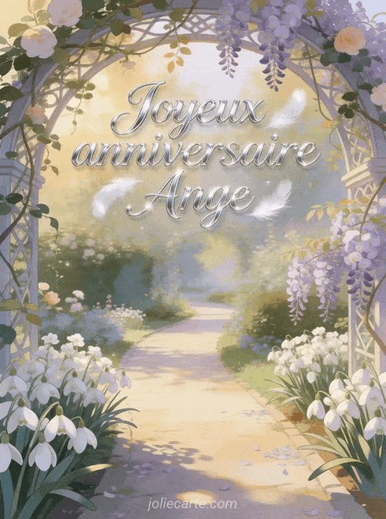 Joyeux anniversaire Ange - Carte joyeux anniversaire ange