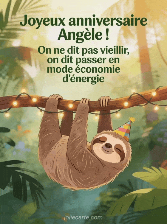 Joyeux anniversaire Angele - Angele humour