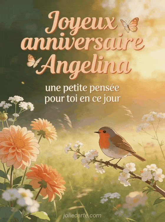 Joyeux anniversaire Angelina - Joyeux anniversaire angelina bisous