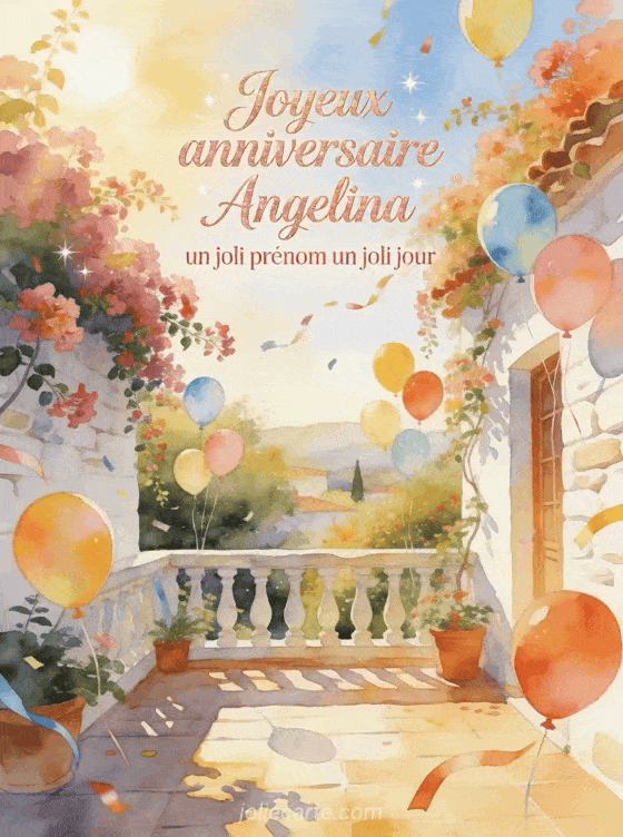 Joyeux anniversaire Angelina - Joyeux anniversaire angelina gif