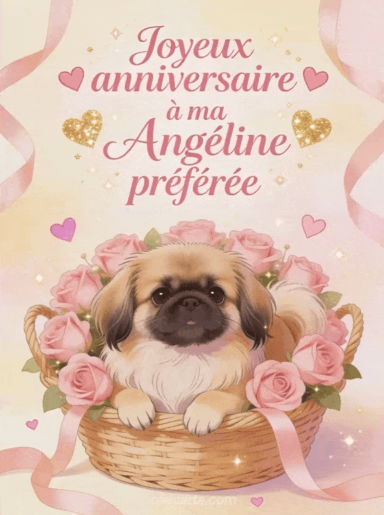 Joyeux anniversaire Angéline - Joyeux anniversaire angeline gif