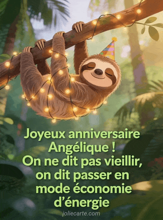 Joyeux anniversaire Angelique - Angelique humour