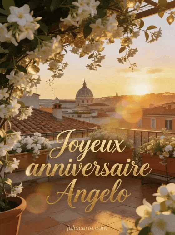 Joyeux anniversaire Angelo - Joyeux anniversaire angelo gif anime