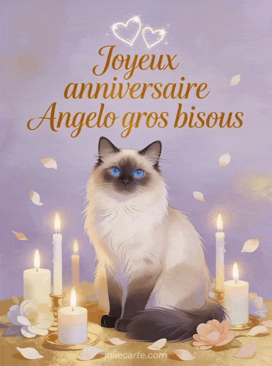 Joyeux anniversaire Angelo - Joyeux anniversaire angelo gros bisous