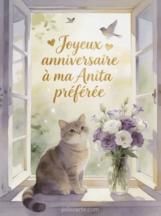 Joyeux anniversaire Anita - Joyeux anniversaire anita gif