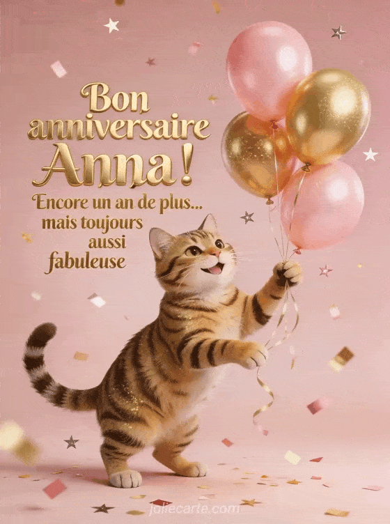 Joyeux anniversaire Anna - Bon anniversaire anna