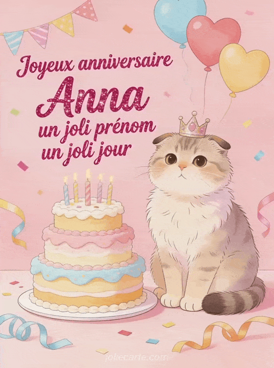 Joyeux anniversaire Anna - Joyeux anniversaire anna gif