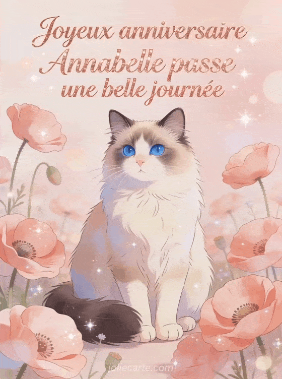 Joyeux anniversaire Annabelle - Joyeux anniversaire annabelle gif anime