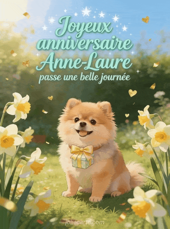 Joyeux anniversaire Anne-Laure - Joyeux anniversaire anne laure gif anime