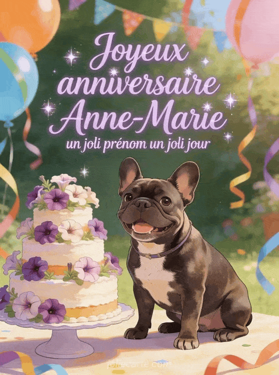 Joyeux anniversaire Anne-Marie - Joyeux anniversaire anne marie gif