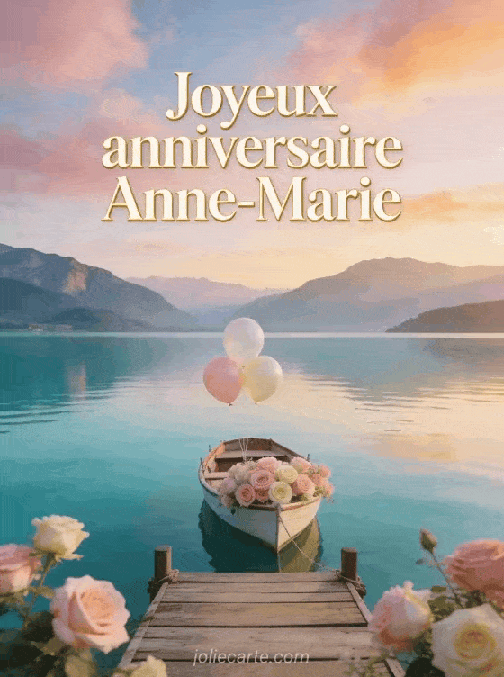 Joyeux anniversaire Anne-Marie - Joyeux anniversaire anne marie image