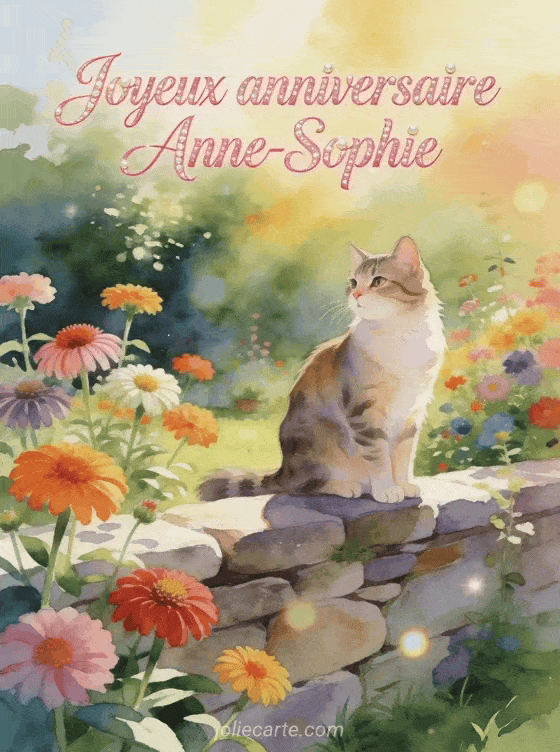 Joyeux anniversaire Anne-Sophie - Joyeux anniversaire anne sophie gif