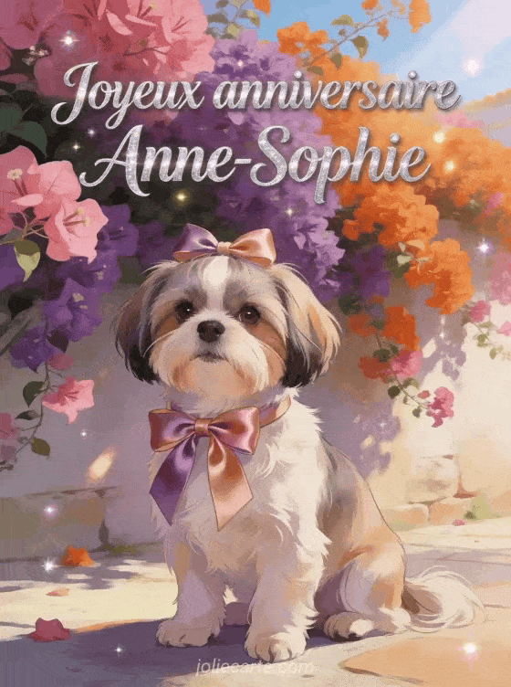 Joyeux anniversaire Anne-Sophie - Carte joyeux anniversaire anne sophie gratuite