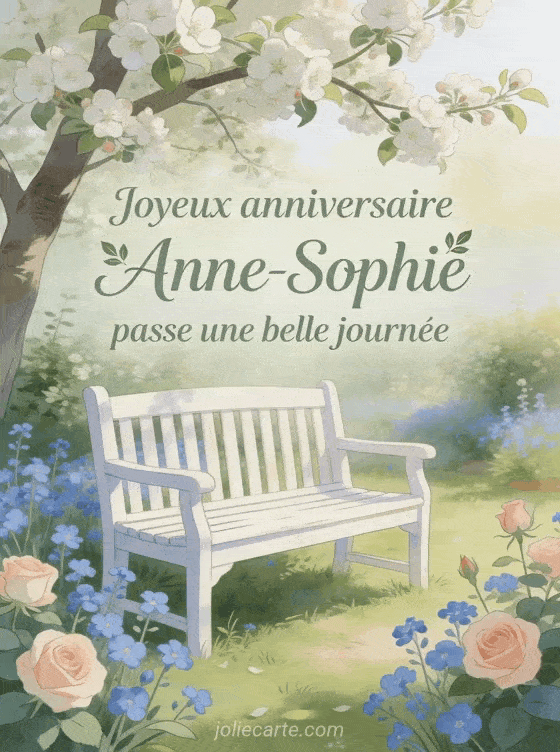Joyeux anniversaire Anne-Sophie - Joyeux anniversaire anne sophie bisous