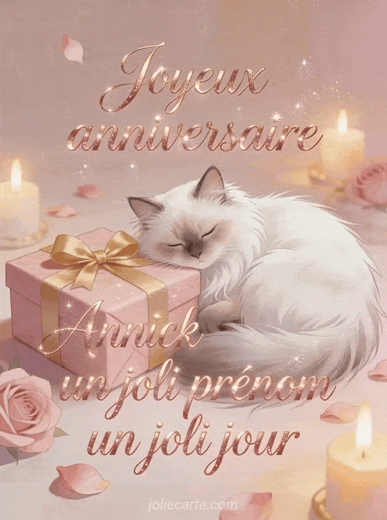 Joyeux anniversaire Annick - Joyeux anniversaire annick image