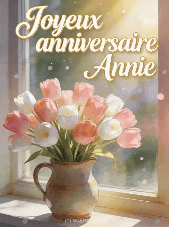 Joyeux anniversaire Annie - Joyeux anniversaire annie fleurs