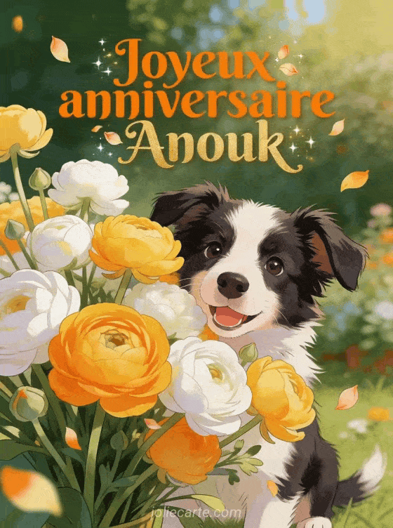 Joyeux anniversaire Anouk - Joyeux anniversaire anouk fleurs