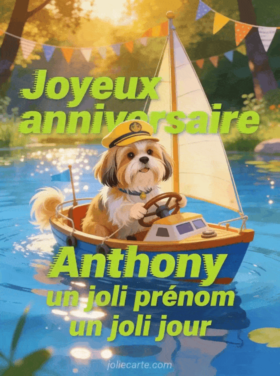Joyeux anniversaire Anthony - Joyeux anniversaire anthony gif