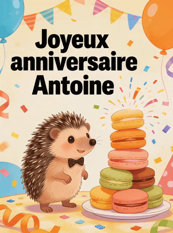 Joyeux anniversaire Antoine - Joyeux anniversaire antoine gif