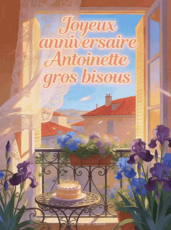Joyeux anniversaire Antoinette - Joyeux anniversaire antoinette gros bisous