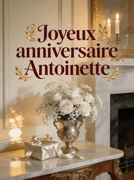 Joyeux anniversaire Antoinette - Joyeux anniversaire antoinette fleurs