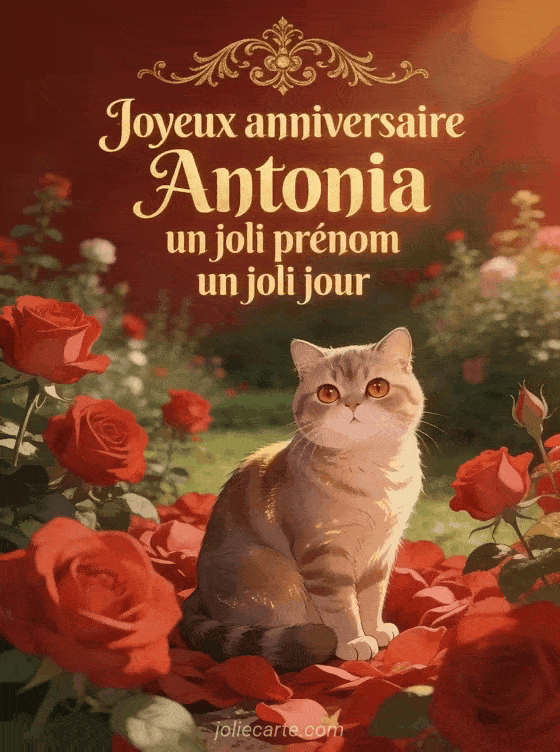 Joyeux anniversaire Antonia - Joyeux anniversaire antonia image