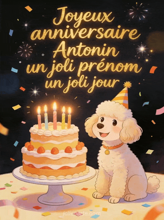 Joyeux anniversaire Antonin - Joyeux anniversaire antonin gif