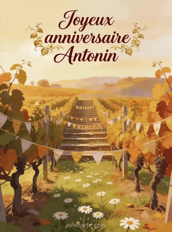 Joyeux anniversaire Antonin - Joyeux anniversaire antonin fleurs