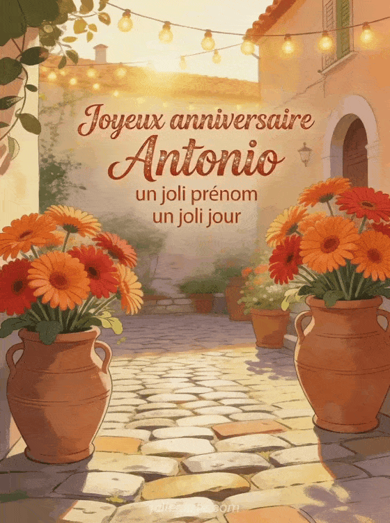 Joyeux anniversaire Antonio - Joyeux anniversaire antonio image