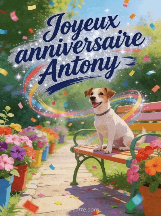 Joyeux anniversaire Antony - Joyeux anniversaire antony fleurs