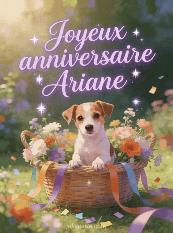 Joyeux anniversaire Ariane - Joyeux anniversaire ariane gif