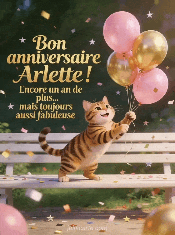 Joyeux anniversaire Arlette - Bon anniversaire arlette