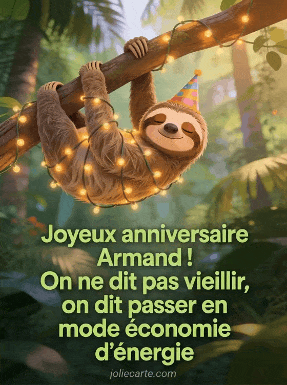 Joyeux anniversaire Armand - Armand humour