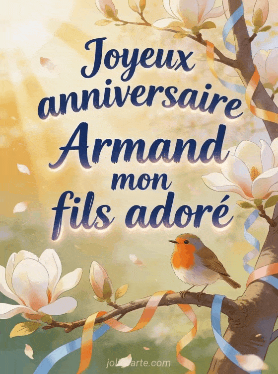 Joyeux anniversaire Armand - Joyeux anniversaire armand mon fils